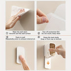 Toothbrush Storage Box - Wall-Mounted No Drill Space-Saving GONQIN