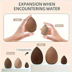 13pcs set of soft makeup brush, 8 mini brush &14 sponge set, soft makeup brush with cosmetic sponge, for makeup base pink, shadow of eyes, makeup brush for blurring Kabuki, beauty tools - The Superior Findings Depot