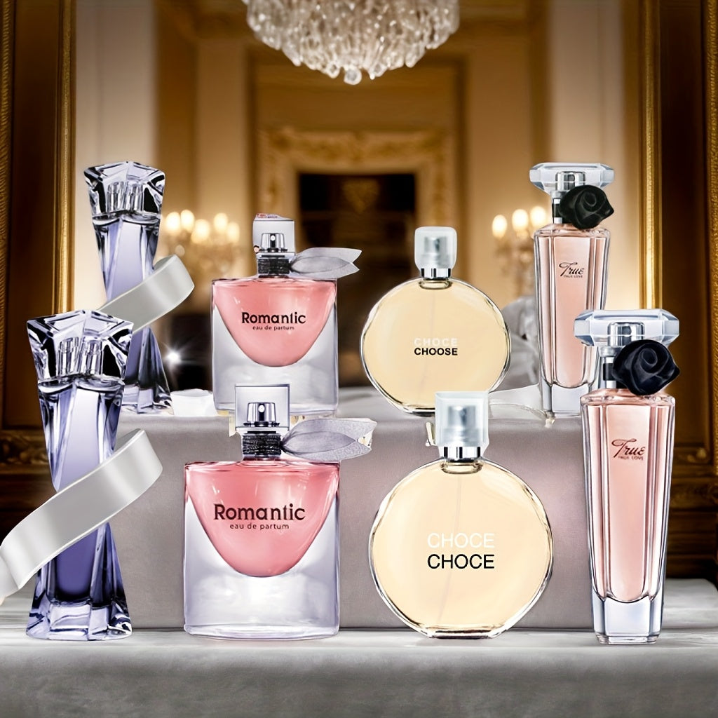 [Mother's Day Valentine's Day] 4pcs Set of Women's Perfume Gift Set, 72 Hours Long Lasting Mother's Day, Holiday, Valentine's Day Gift, Light Fragrance, Lasting Fresh, Suitable for Daily Life, Birthday Mother's Valentine's Da - The Superior Findings Depot