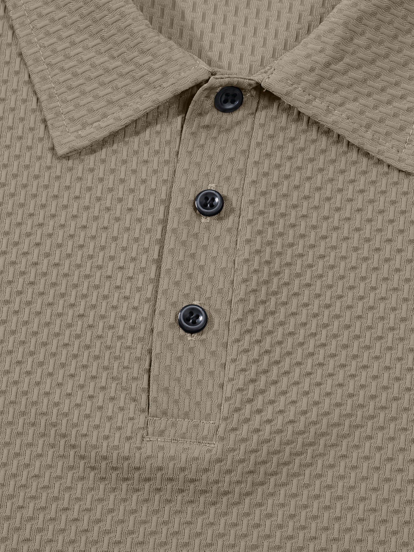 Men's Casual Golf Business Polo Shirt - Large Size Geometric Pattern