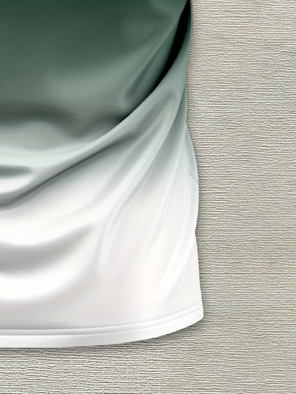 Men's Short Sleeve T-Shirt with Bold "JESUS THE WAY TRUTH LIFE" Print - Green & White Gradient Casual Round Neck Tee, Machine Washable Regular Fit Religious Graphic Top - The Superior Findings Depot