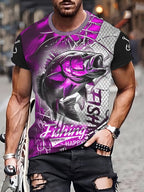 Ihembe Lenhlanzi Labesilisa Eliprintiwe Nge-3D | Lifanele Imisebenzi Yangaphandle Yasehlobo, Ukudoba, Nokugibela Ibhayisikili | Intamo Yabasebenzi, Ukulingana Okuvamile, Indwangu Elula Kancane