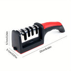 4-Stage Professional Knife Sharpener with Tungsten Diamond & Ceramic Sharpening Stones - Heavy-Duty Non-Slip Grip, Fast & Long-Lasting Performance - The Superior Findings Depot