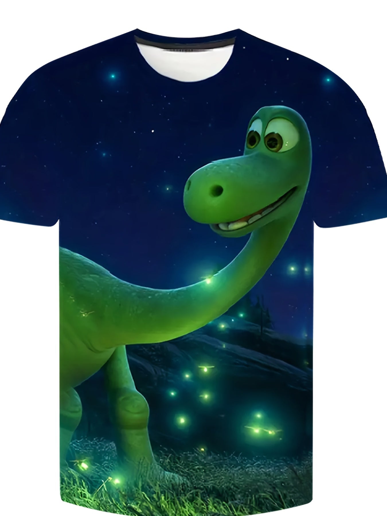 [Cool Dinosaur Tee] 4pcs Cool Dinosaur 3D Print Boys T-shirt | Casual Lightweight Comfy Short Sleeve Tee Tops | Boys Clothes For Summer - The Superior Findings Depot
