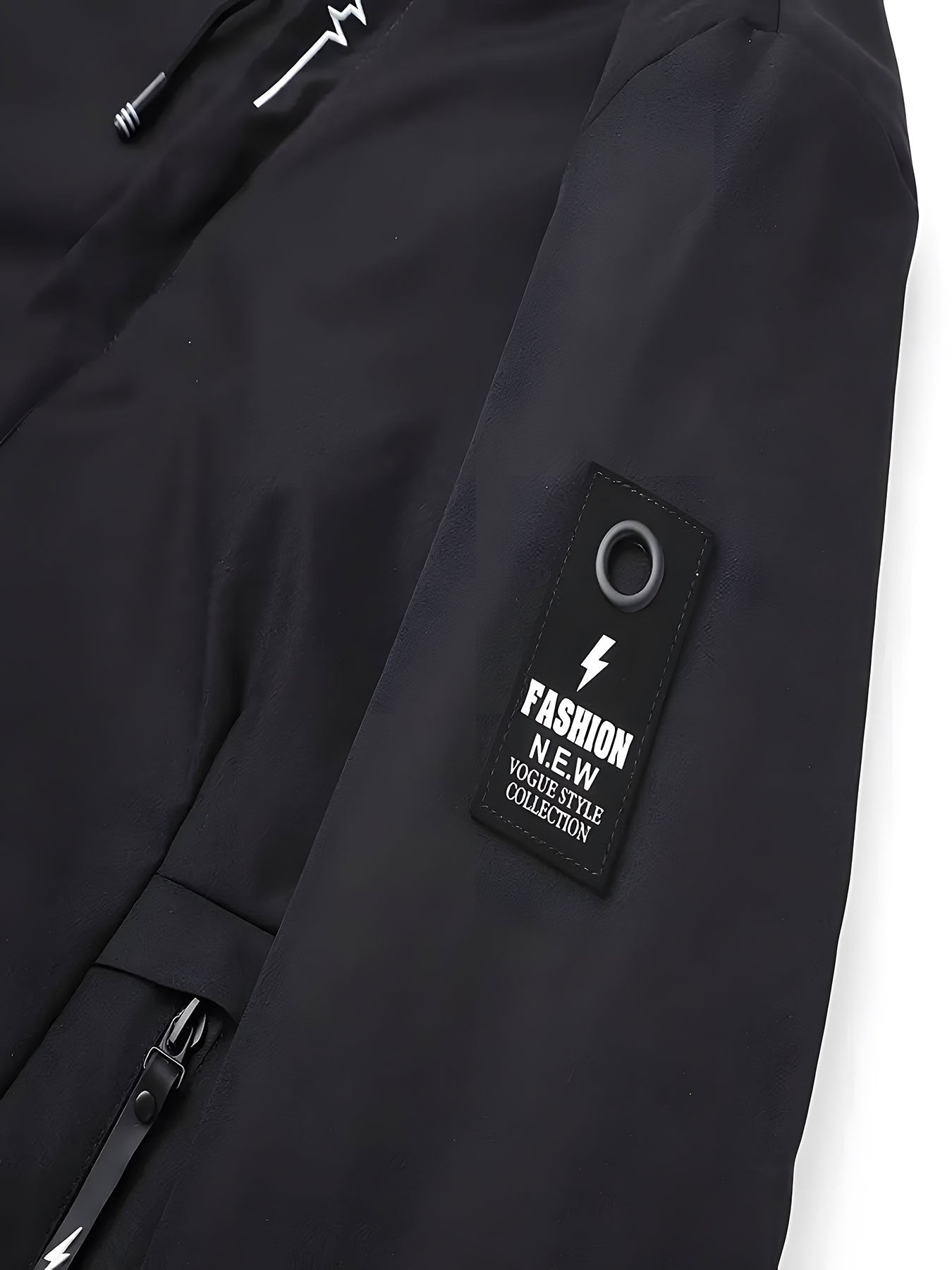 Ijazi Lamadoda Eline-K-Way Hooded - Izingubo Zangaphandle Ezilula Zasentwasahlobo Zasekwindla