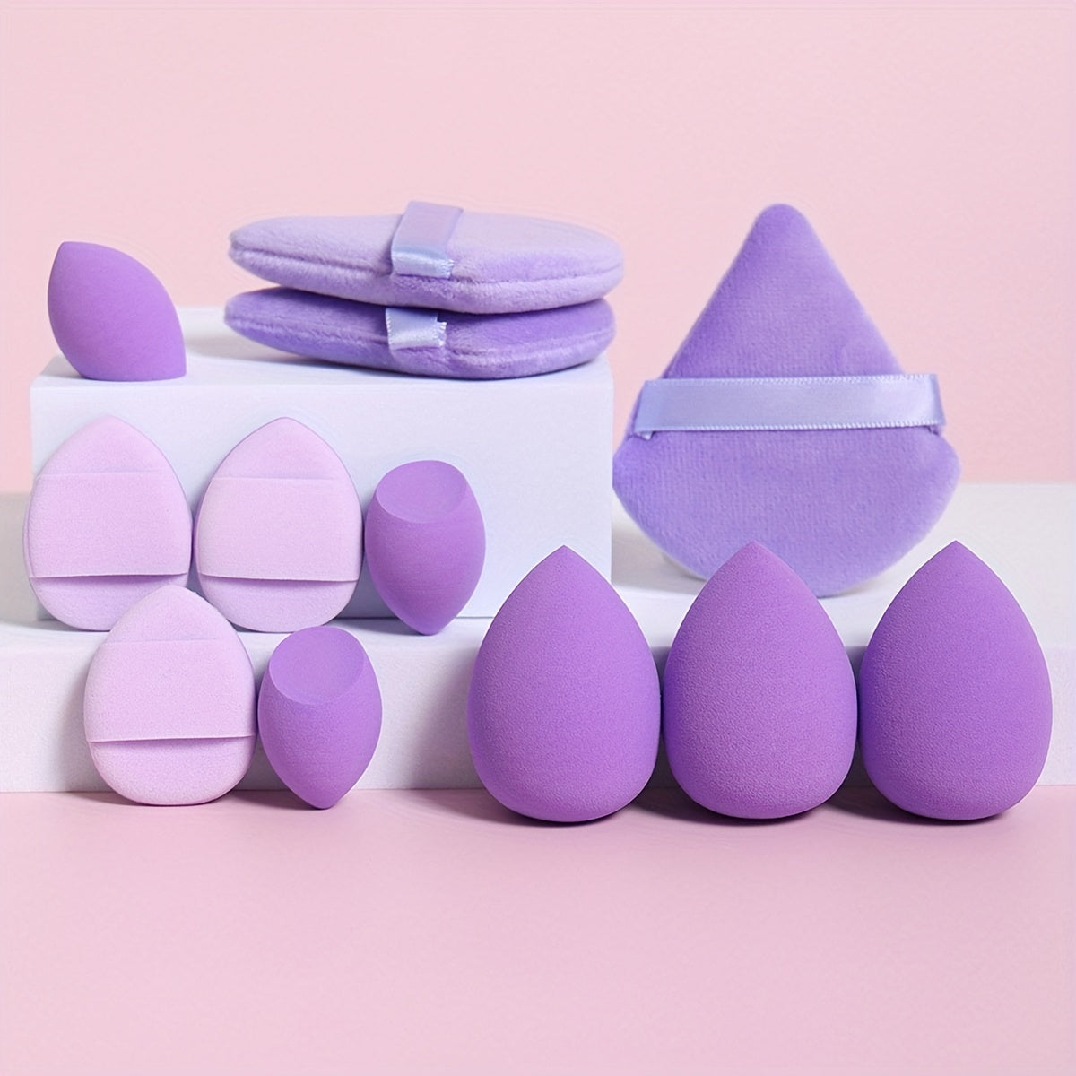 This 12pcs All-Purpose Makeup Sponge Set Includes 3 Loose Powder Puffs, 3 Puffs, 3 Beauty Blenders, And 3 Beauty Blenders. The Foundation Blending Sponge Is Flawless with Liquid, Cream, And Powder Foundations. It'S a Latex-Fr - The Superior Findings Depot