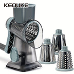 KEOUKE Multi-Functional Cheese & Vegetable Grater with Container