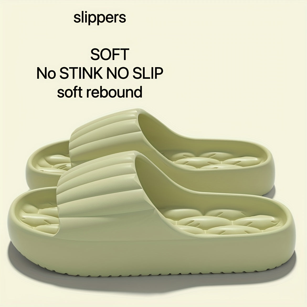 [Soft EVA Slippers] Soft Comfortable Women's EVA Slide Slippers | Non-Slip Indoor/Outdoor House Shoes with Rounded Toe, Washable All-Season Design, Multi-Color Options, Minimalist Slipper, Durable Sole, Cushioned Insole - The Superior Findings Depot