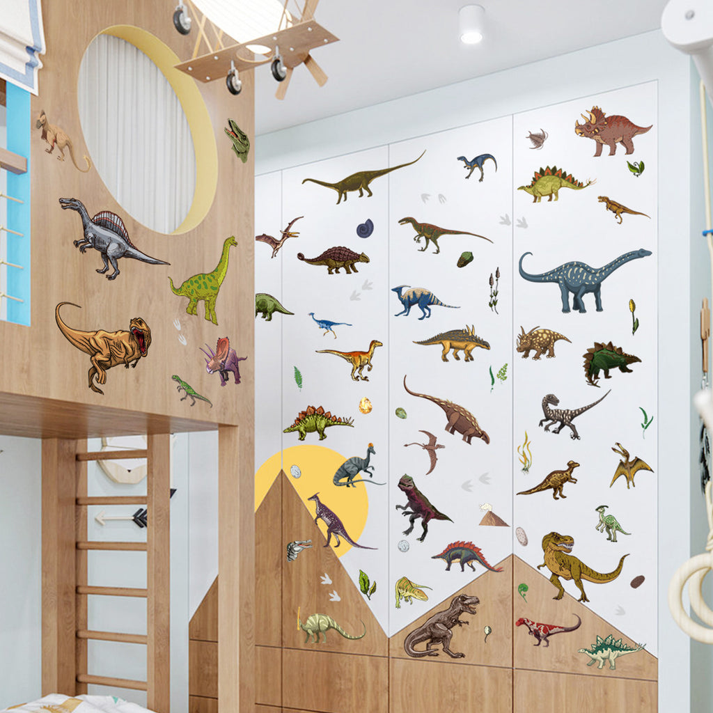 1 Set, Glow In The Dark, Dinosaur Wall Stickers, Removable Waterproof Stickers, Wall Decor For Living Room Bedroom, Home Decor - The Superior Findings Depot