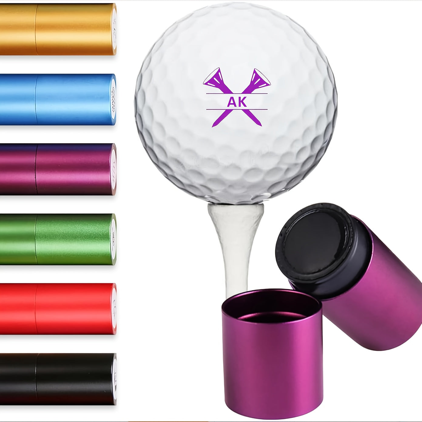 Reusable Golf Ball Marker - Numbered 1-9 & Lettered A-Z