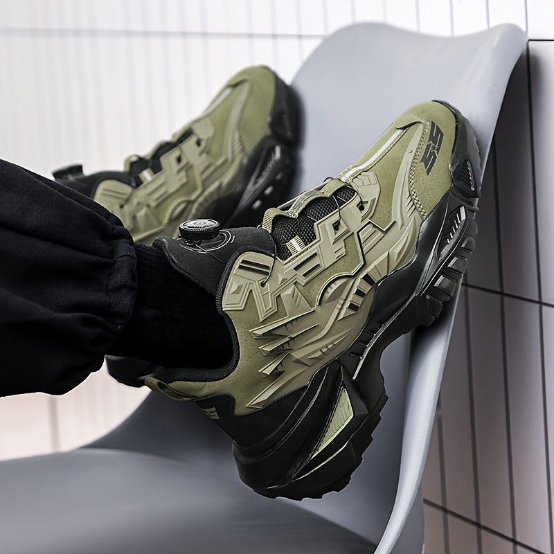 Izicathulo Zokugijima Zabesilisa Emgwaqweni - I-Olive Green kanye ne-Black Accent