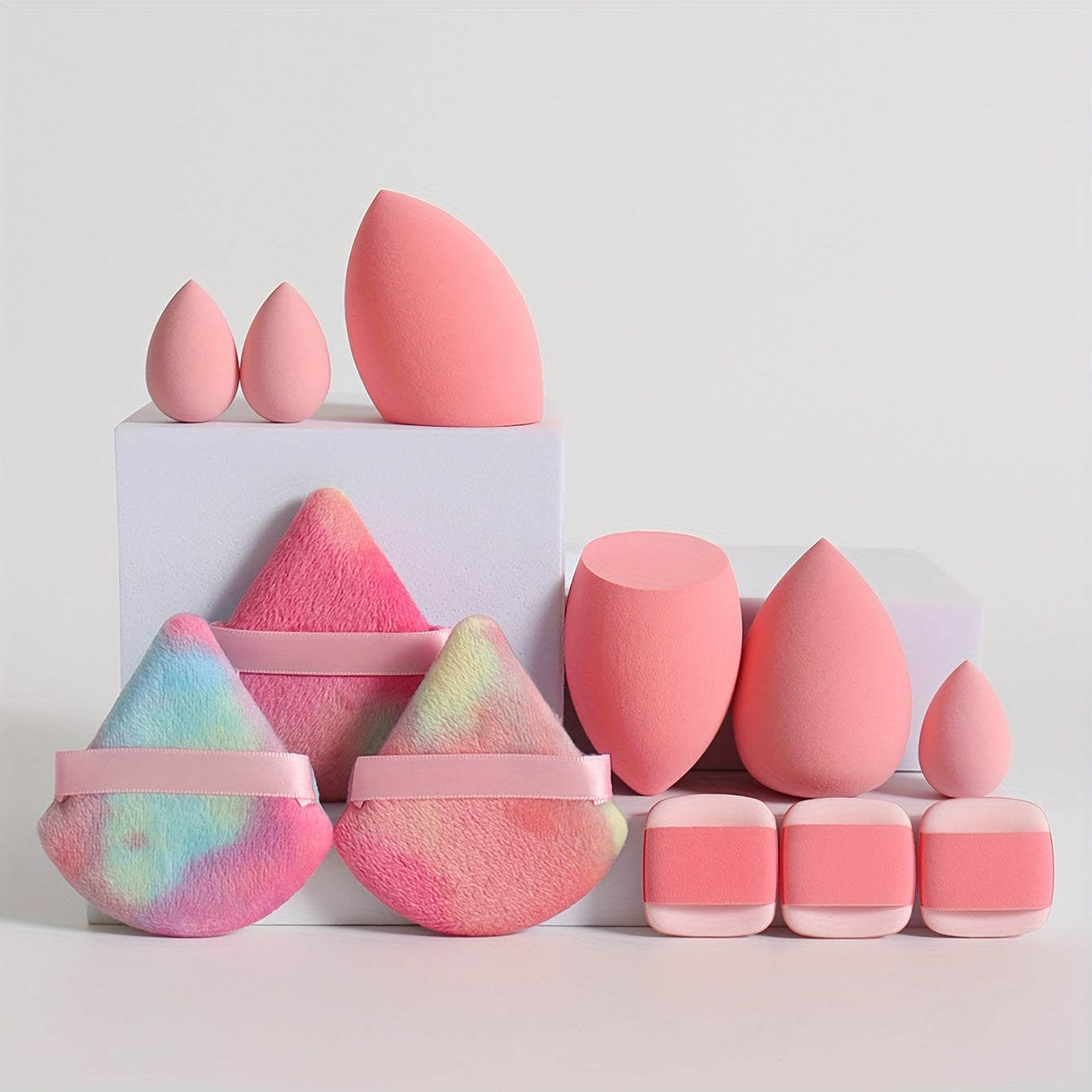 This 12pcs All-Purpose Makeup Sponge Set Includes 3 Loose Powder Puffs, 3 Puffs, 3 Beauty Blenders, And 3 Beauty Blenders. The Foundation Blending Sponge Is Flawless with Liquid, Cream, And Powder Foundations. It'S a Latex-Fr - The Superior Findings Depot