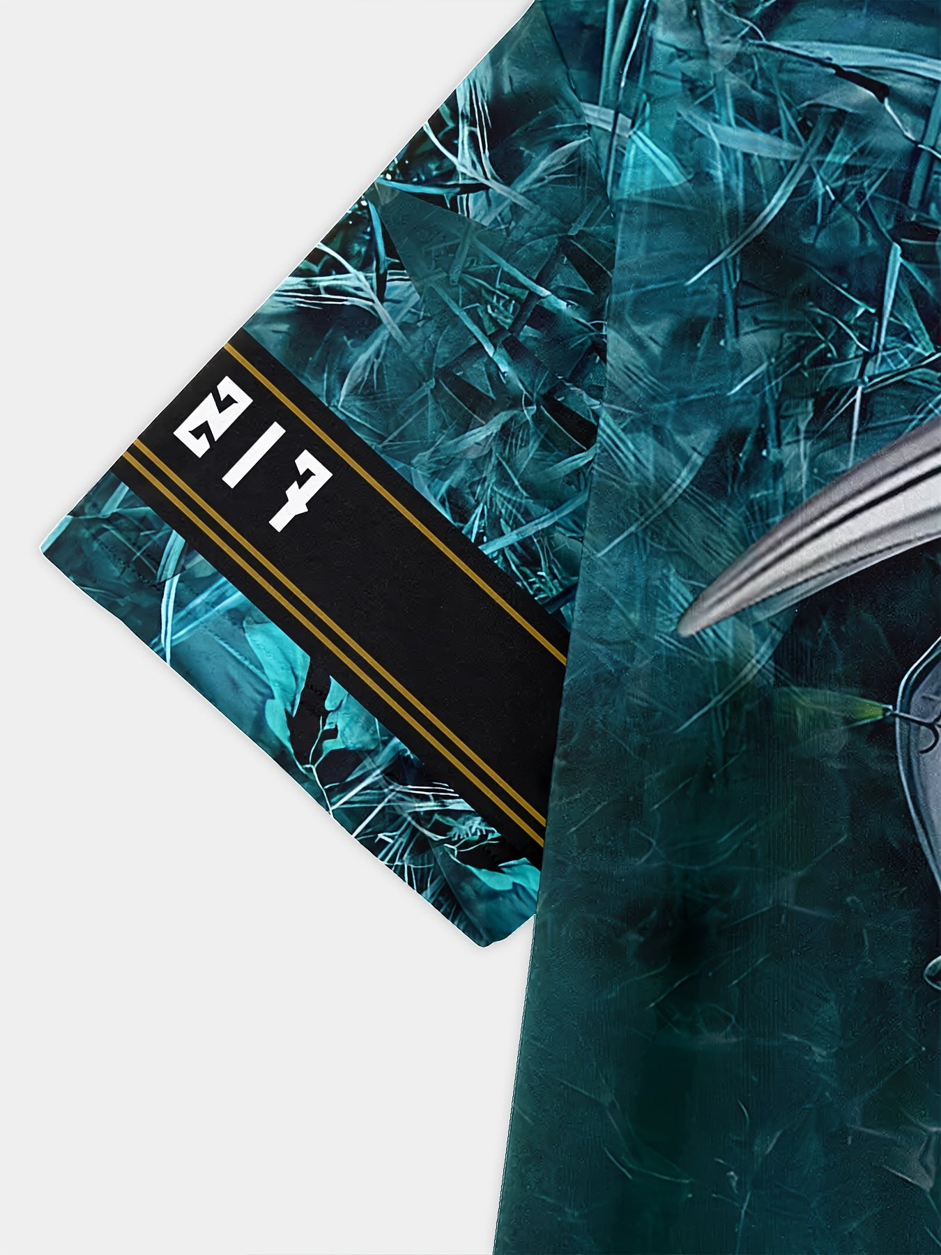 Men's Fish Pattern T-Shirt - Summer Outdoor Leisure Sports