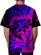 Ihembe Lenhlanzi Labesilisa Eliprintiwe Nge-3D | Lifanele Imisebenzi Yangaphandle Yasehlobo, Ukudoba, Nokugibela Ibhayisikili | Intamo Yabasebenzi, Ukulingana Okuvamile, Indwangu Elula Kancane