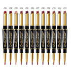 Double-ended Non-stick Cup Long Lasting Lipstick Lip Liner High Pigmented Waterproof Valentine's Day Gifts - The Superior Findings Depot