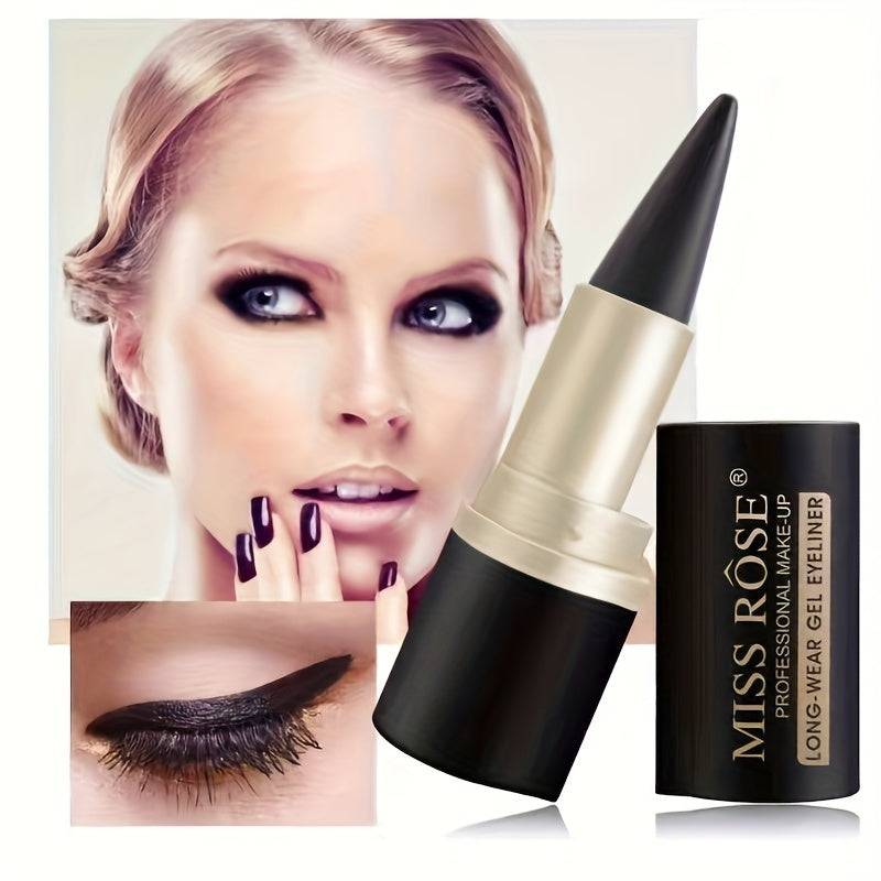 Matte, Waterproof And Smudge Proof Eyeliner Balm Black Single-head Solid Eyeliner Balm - The Superior Findings Depot