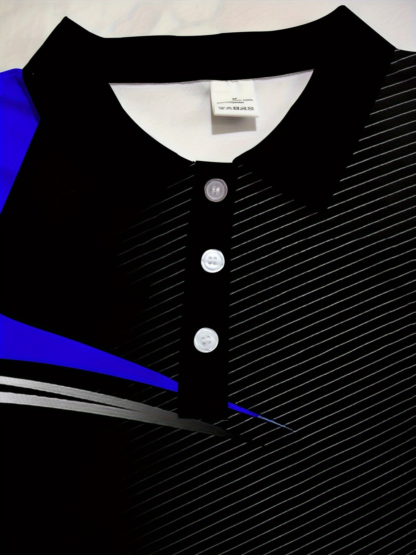 Men's Color Blocked Short Sleeve Golf Shirts - Casual Regular Fit