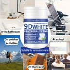 9D White Remineralizing Hydroxyapatite Tooth Powder, Tooth Whitening Powder, Deep Cleaning, Fresh Breath, Ideal for Oral Health & Hygiene Gift for Women Men, Breath Freshener, Toothpaste, Tooth Cleaning Powder for Daily Life - The Superior Findings Depot