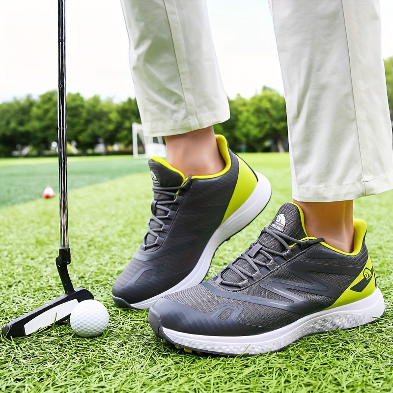 Men's Golf Shoes - Mesh Breathable Non-Slip Sneakers