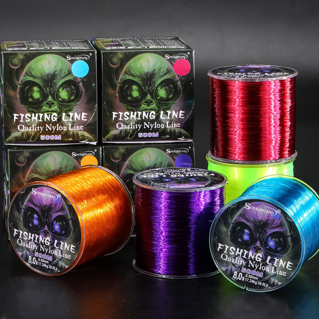 Sougayilang 500m/547yds Fishing Line, Wear-resistant Nylon Line, Fishing Accessories - The Superior Findings Depot