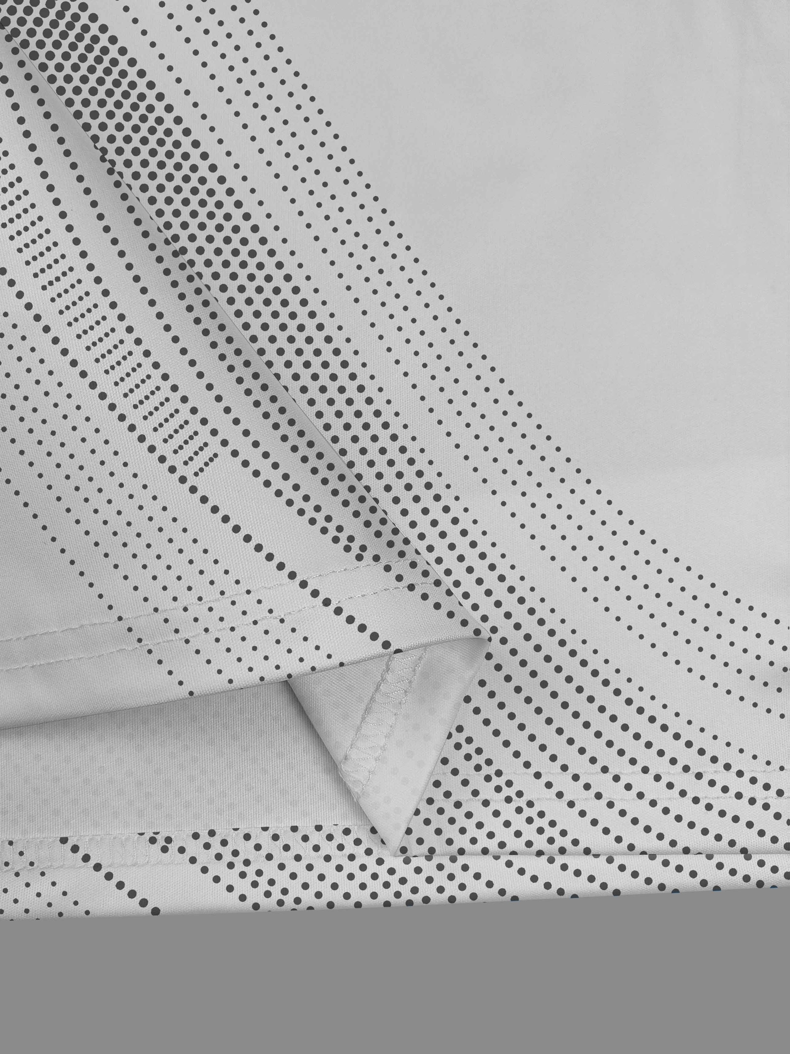 Men'S Classic White & Blue Polo Shirt with 3D Golf Ball Print - Breathable Summer Casual Wear, Regular Fit, Button-Up Collar, Lightweight Fabric for Golf, Park & Casual Attire, Golf Shirt, Park Attire, Sporty Style, Comfortab