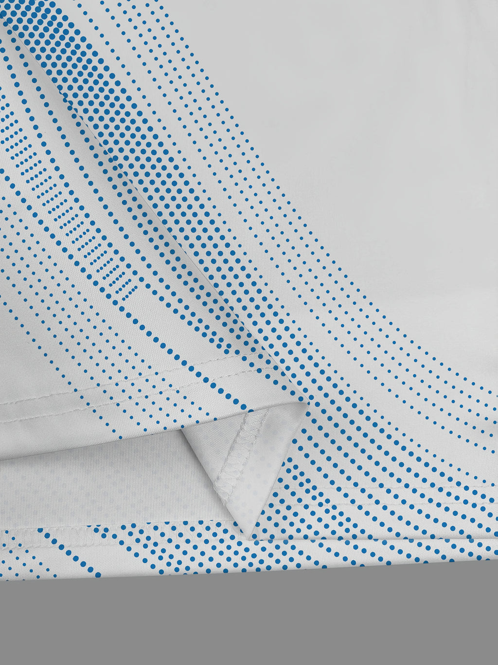 Men'S Classic White & Blue Polo Shirt with 3D Golf Ball Print - Breathable Summer Casual Wear, Regular Fit, Button-Up Collar, Lightweight Fabric for Golf, Park & Casual Attire, Golf Shirt, Park Attire, Sporty Style, Comfortab