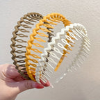 Hair Clip Frosted Color Headband Women's Non-slip Band Teeth Simple Pressure Headband Face Headband Hair Accessories - The Superior Findings Depot