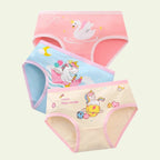 8-Pack Girls' Underwear - Pink Briefs Unicorn & Mermaid Print
