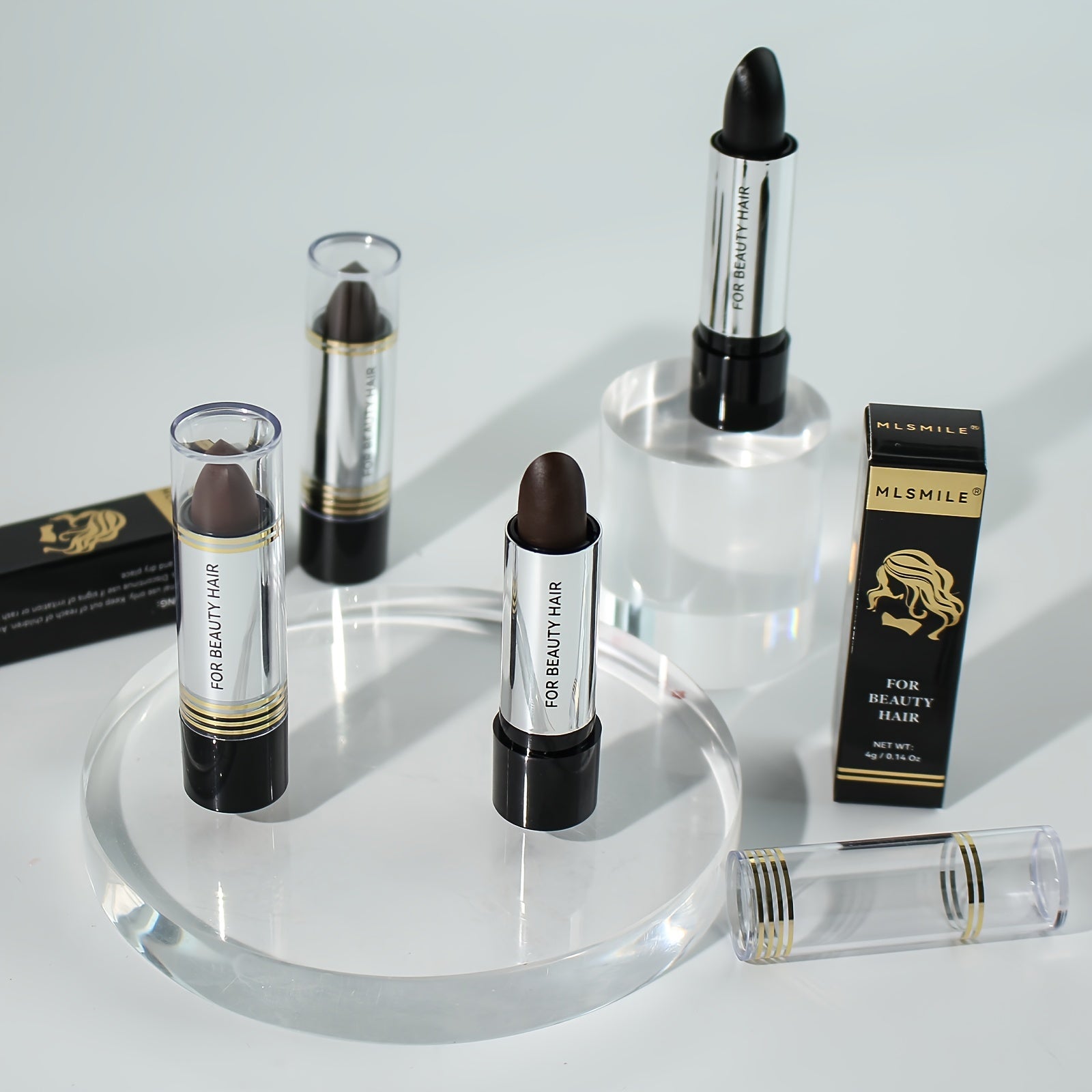 Quick-Apply Hair Color Pen - Long Lasting, Temporary & Mess-Free - Instantly Conceals Gray for All Hair Types - Disposable and Gentle - The Superior Findings Depot