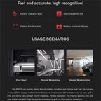 BM310 12V Car Battery & Alternator Tester with 6-LED Diagnostic System,, Reverse, Portable Auto Battery Test Tool for, Motorcycles, SUVs, Trucks, Boats, RVs, forklifts, Hybrid Vehicles (Hardwired/- - The Superior Findings Depot