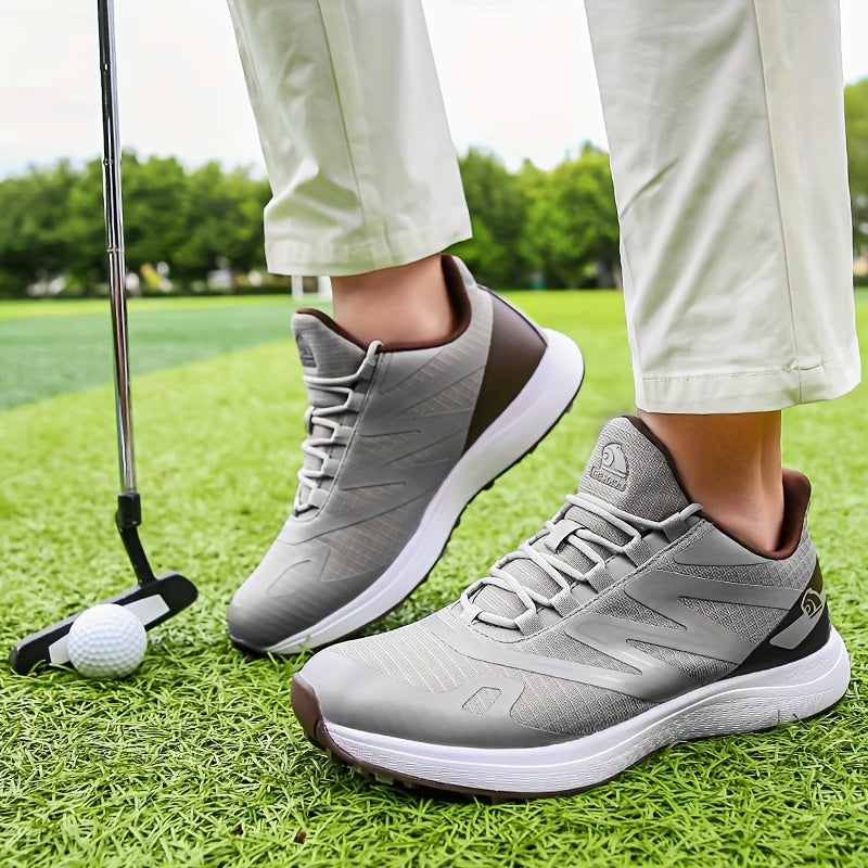 Men's Golf Shoes - Mesh Breathable Non-Slip Sneakers