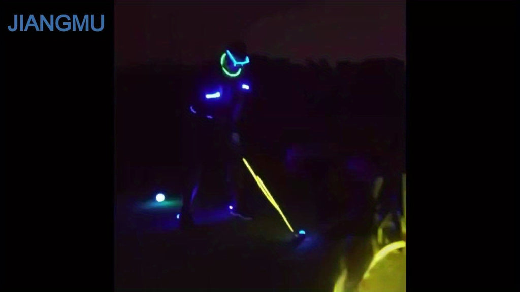 Glow Dark Golf Balls - 3/6/12pcs Resettable Time LED Luminous