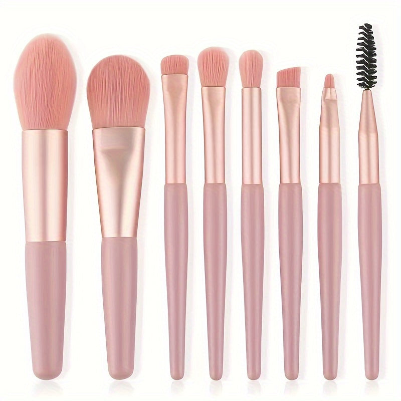 20/34pcs Makeup Brush Set and 8pcs Mini Makeup Brush Professional Soft Synthetic Powder Foundation Eyeshadow Makeup Brush Cosmetics Suitable for Beginners - The Superior Findings Depot