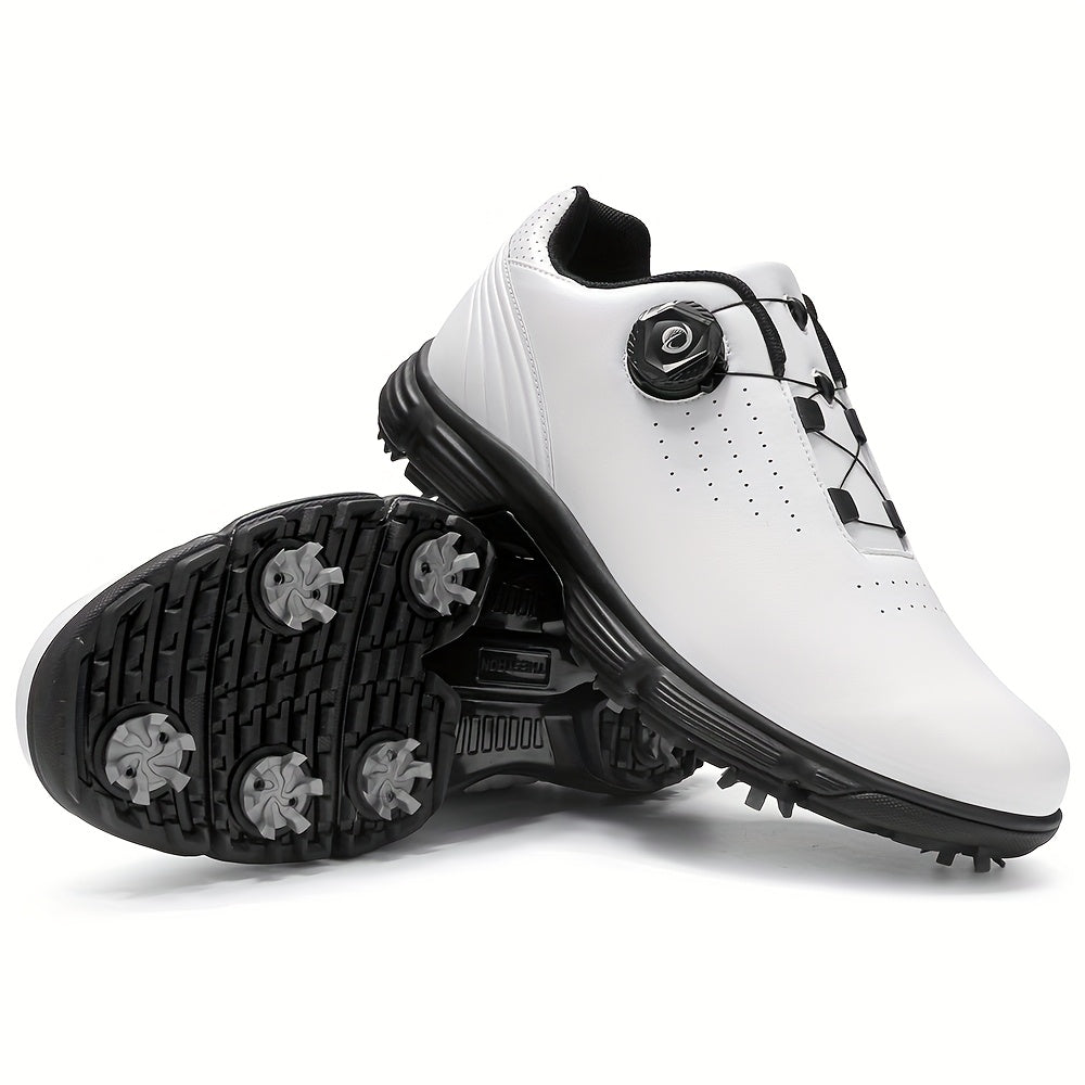 THESTRON Men's Lightweight Golf Shoes - Non-Slip TPU Sole