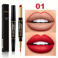 Double-ended Non-stick Cup Long Lasting Lipstick Lip Liner High Pigmented Waterproof Valentine's Day Gifts - The Superior Findings Depot