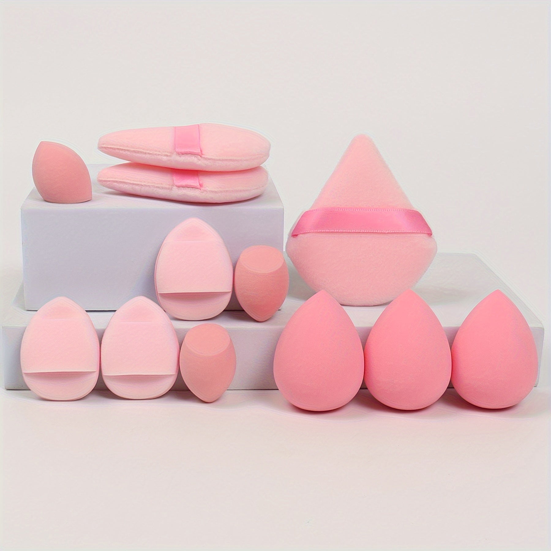 This 12pcs All-Purpose Makeup Sponge Set Includes 3 Loose Powder Puffs, 3 Puffs, 3 Beauty Blenders, And 3 Beauty Blenders. The Foundation Blending Sponge Is Flawless with Liquid, Cream, And Powder Foundations. It'S a Latex-Fr - The Superior Findings Depot