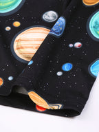 Hot-Selling ' And ' /Loungewear Sets, 3 Sets Randomly Selected. Stylish And Energetic Design, Suitable for All Seasons, Featuring Soccer Balls, Motorcycles, Planets, And Dinosaurs. Skin-Friendly, Soft, And Comfortable., Perfe - The Superior Findings Depot