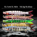 Fishing Lures Multi Jointed Swimbait Crankbait Slow Sinking Bionic Artificial Bait Freshwater Saltwater Trout Bass Fishing Accessories 20g 0.7oz/13.5cm 5.31inch, Trout Lure, Lifelike Bait, Crankbait Design, Precisioncrafted L - The Superior Findings Depot