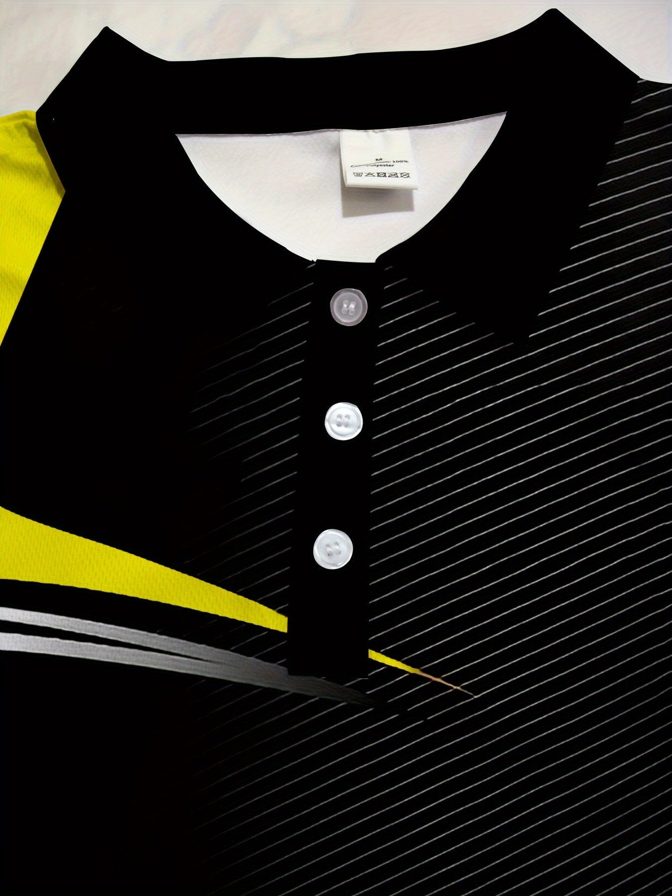 Men's Color Blocked Short Sleeve Golf Shirts - Casual Regular Fit