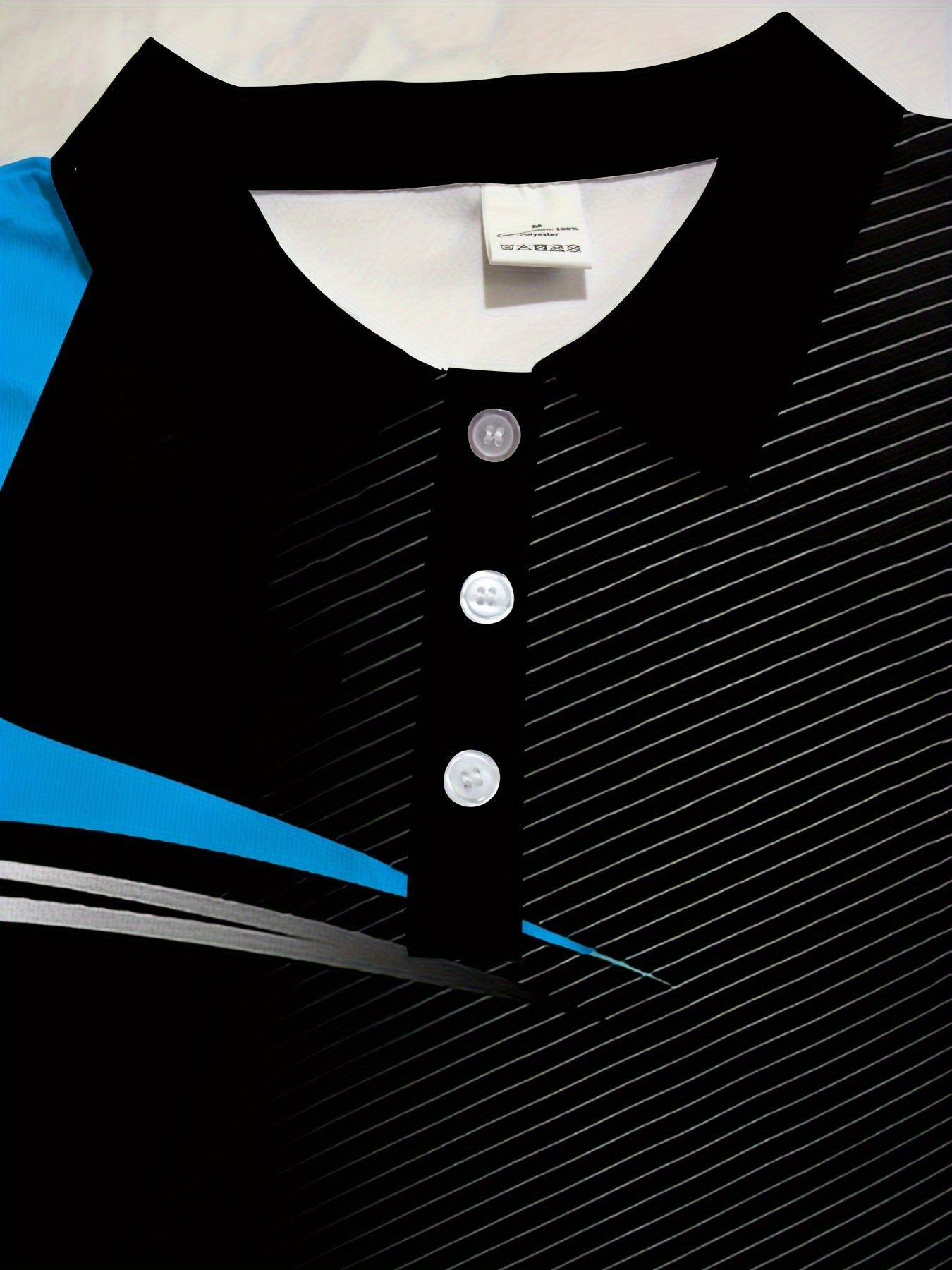 Men's Color Blocked Short Sleeve Golf Shirts - Casual Regular Fit