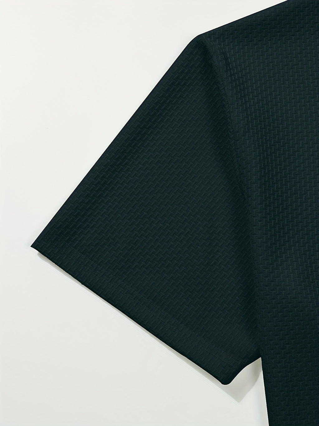 Men's Casual Golf Business Polo Shirt - Large Size Geometric Pattern