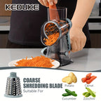 KEOUKE Multi-Functional Cheese & Vegetable Grater with Container