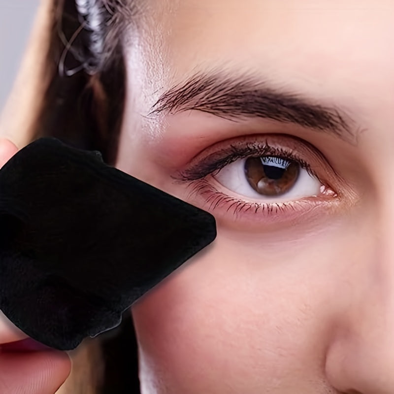 5pcs Soft Triangle Powder Puffs for Loose Powder, Mineral Powder, Body Powder, Velour Cosmetic Foundation Sponges - Nude and Black - Beauty Makeup Tools - The Superior Findings Depot