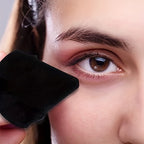 5pcs Soft Triangle Powder Puffs for Loose Powder, Mineral Powder, Body Powder, Velour Cosmetic Foundation Sponges - Nude and Black - Beauty Makeup Tools - The Superior Findings Depot