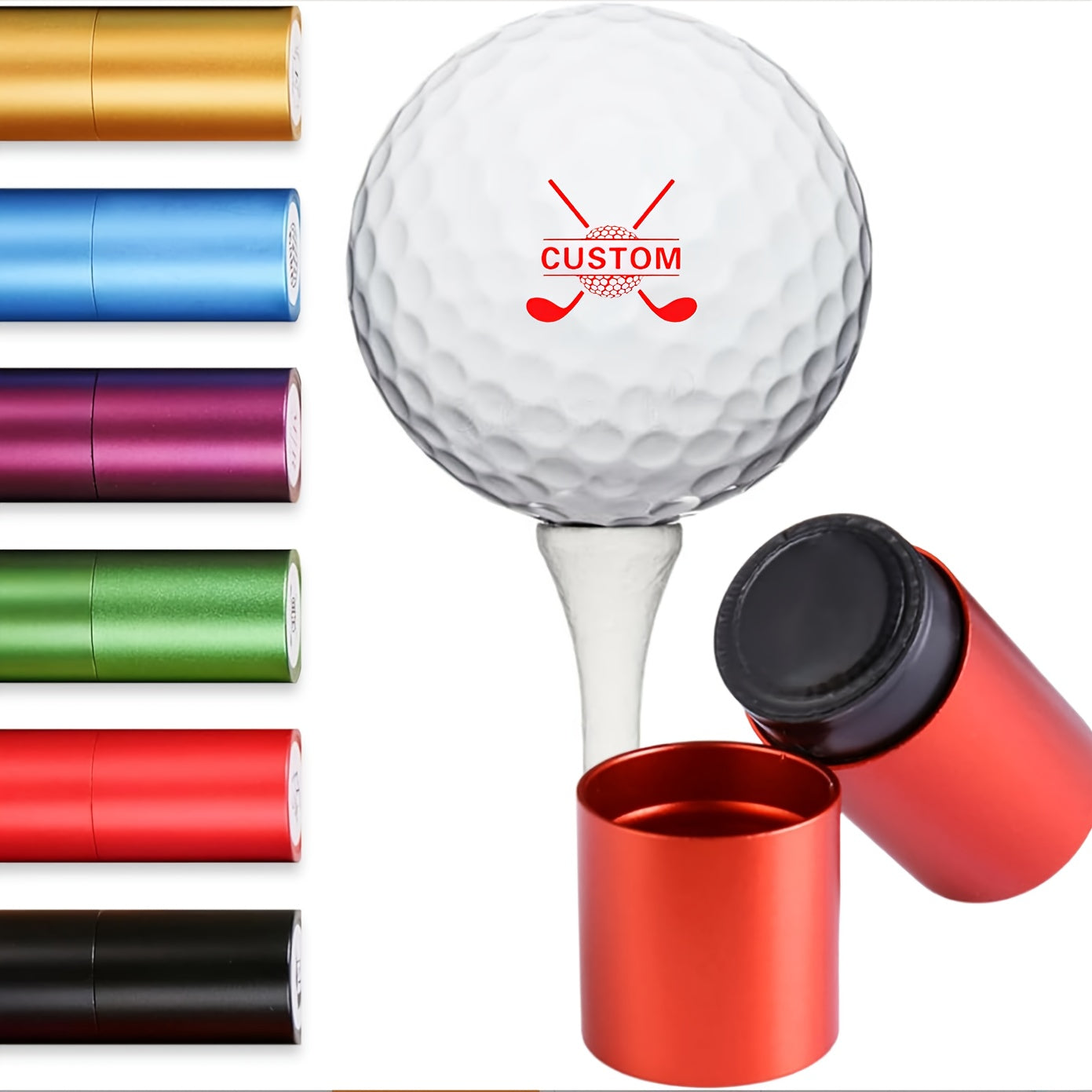 Reusable Golf Ball Marker - Numbered 1-9 & Lettered A-Z