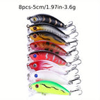 56pcs Fishing Lures Kit Crankbait Tackle Minnow Popper Pencil Swimbaits Hook Freshwater Saltwater Hard Baits Set for pike carp bass fishing christmas gift for man - The Superior Findings Depot