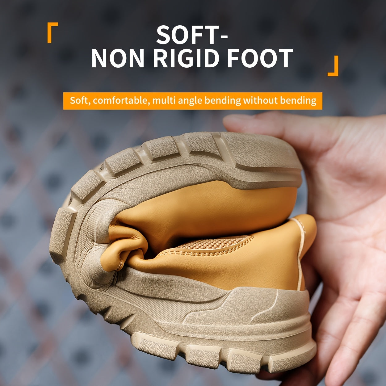 Izicathulo Zokusebenza Zabesilisa Eziphakathi Neziphezulu ze-DIAN SEN - I-Microfiber Yonke Isizini