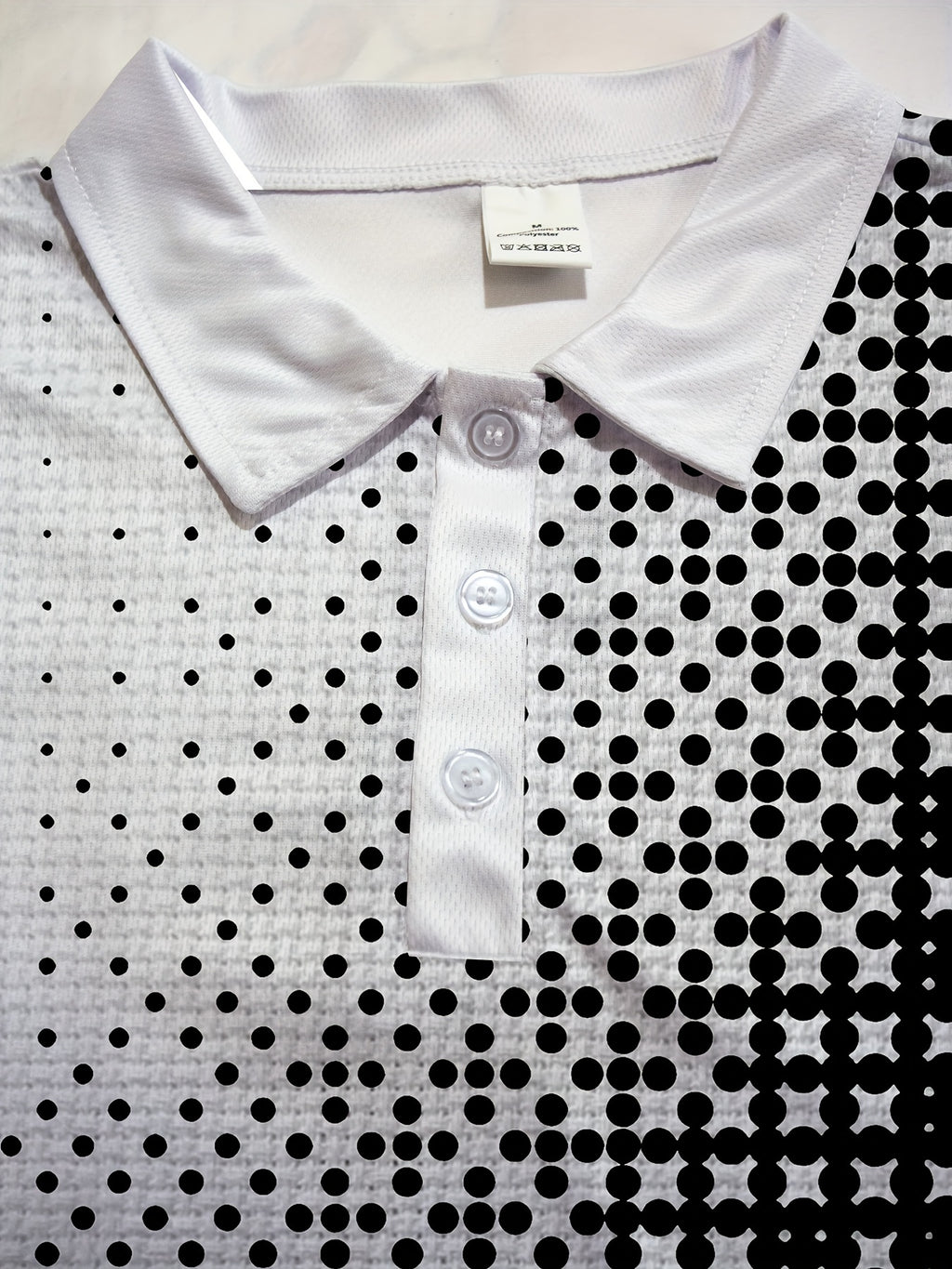 Men's Gradient Short Sleeve Golf Shirts - Casual Regular Fit Summer