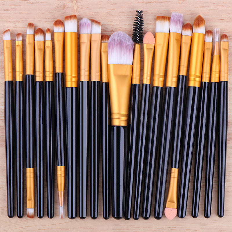 20-Piece Professional Eye Makeup Brush Set - Perfect for Creating Flawless Looks! - The Superior Findings Depot