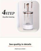 USB-Powered Makeup Brush Cleaner - Battery-Free, Odorless, Essential Beauty Tool Accessory, for Return School - The Superior Findings Depot